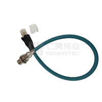 Connecteur IP67 M12 vers câble RJ45 Ethernet