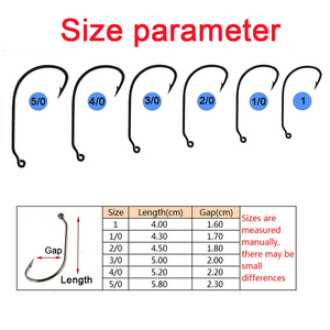 Anzuelos de plástico suave para pesca en agua salada, aparejos de pesca de alta calidad con manivela ancha, serie <span class=keywords><strong>grande</strong></span> - Product Image 4