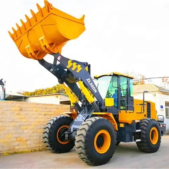 5ton loaders mini Loader ZL50GN with good price 5 Ton 3 Cubic Bucket Wheel Loader