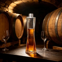 Bouteille vide de 60 ml en verre vert de forme animale, design original, pour vin, vodka, whisky, brandy, gin, rhum, tequila, spiritueux, liqueur, avec bouchon