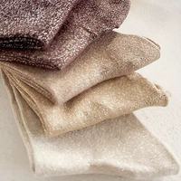 Chaussettes pour femmes en coton tricoté respirant et élégant, à paillettes, pour un usage quotidien en hiver, vente en gros