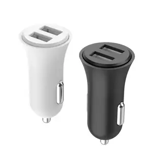 Universal USB Travel ADAPTER,ออกแบบใหม่โทรศัพท์มือถืออุปกรณ์เสริม 12V 10 W 2.1 AMP Dual USB Car Charger