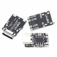 Module intégré de charge et de décharge 5V, carte de protection de charge de batterie lithium 18650 37V/42V avec port Type-C