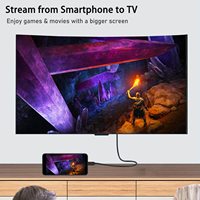 Cable USB Tipo C a DP de 1.8 m, 4K 60Hz, 2K 144Hz, para Monitor HDTV y Proyector