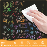 Marqueur de tableau multicolore pour écriture lisse Marqueur de craie pour fenêtre personnalisé Marqueur de craie liquide pour tableau blanc