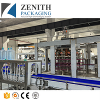 Machine de remplissage d'eau pure pour petites entreprises / Mini équipement d'embouteillage automatique certifié CE