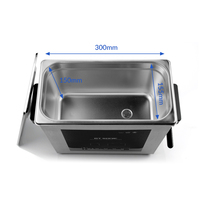 Nouveau Nettoyeur à Ultrasons Électrique Industriel GTSONIC D6 en Acier Inoxydable, Réservoir 6L, 40KHz 150W, Nettoyage à l'Eau Chaude avec Minuteur pour Bijoux