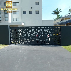 Đẹp khu dân cư rèn sắt cổng thiết kế Hàn linh hoạt gấp kim loại trượt hàng rào Panels đối với nhà lối vào - Product Image 3