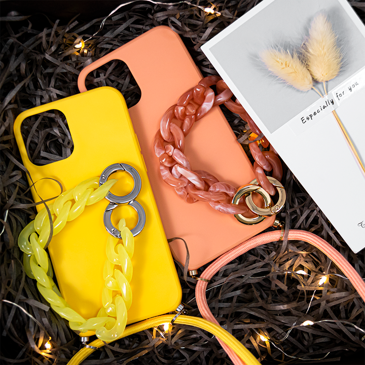 Dllatui Cover Compatibile Con IPhone XR, Cover Con Cordino Tracolla, Slidable Fotocamera Protezione Custodia,Supporto,Slot Schede, Silicone Case - Foto 7