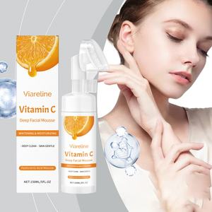 Espuma Limpiadora Facial Personalizada OEM de 150 ml, Espuma Limpiadora Suave con Vitamina C en Formato Crema - Product Image 4