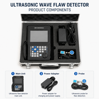 Détecteur de défauts numérique portable à ultrasons, testeur portatif pour l'inspection des roues de train, des essieux, des pièces aérospatiales, des fonderies et des forgeages