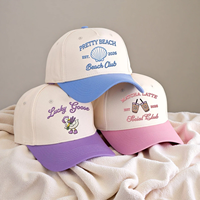 Gorras de Béisbol de Cinco Paneles para Hombre, con Logotipo Personalizado Bordado, Parche Tejido, de Alta Calidad, para Exteriores, con Visera de Camuflaje de Dos Tonos, de Algodón