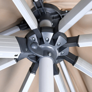 Parasol d'extérieur à énergie solaire, parasol de jardin, vente directe d'usine Foshan, prix de gros, tissu 280GSM - Product Image 6