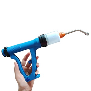 KD113-B 20ml <span class=keywords><strong>Plastique</strong></span> Acier Veau Oral Medical Feeder Drench <span class=keywords><strong>Seringue</strong></span> 50 ml Bétail Drench Gun - Product Image 1