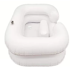 Lavabo Redondo de Plástico Plano para el Hogar, Lavabo para Ancianos, Mujeres Embarazadas, Lavabo para Pacientes, Conveniente - Product Image 1