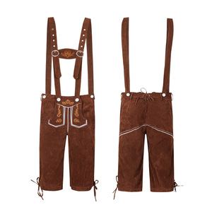 Costume da Lederhosen per Adulti, Abbigliamento Bavarese per l'Oktoberfest, Costume da Uomo per Festival della Birra Tedesca, Travestimento per Feste - Product Image 6