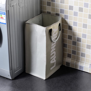Modern Style Oxford Material Laundry Basket Foldable Waterproof Laundry <b>Hamper</b> Portable Laundry Single Compartment Handbag - Product Image 3