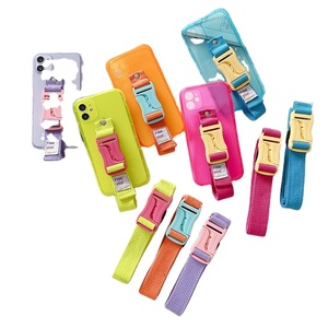 TPU transparent néon dos avec bracelet dos <span class=keywords><strong>collier</strong></span> cacas pour <span class=keywords><strong>iPhone</strong></span> 12 Pro 14 11 Pro 7 <span class=keywords><strong>8</strong></span> <span class=keywords><strong>Plus</strong></span> SE 6 X XS Max XR XS MAX 7 <span class=keywords><strong>8</strong></span> <span class=keywords><strong>Plus</strong></span> - Product Image 1