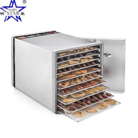 220V Thuisgebruik Mini Fruit Dehydrator 10 Trays Voedseldroger