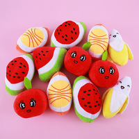 Nouveauté 2026 : Jouets en peluche pour chiens, formes originales de légumes et de fruits, vente en gros
