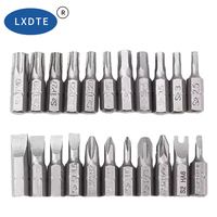 Jeu de tournevis hexagonaux LXD S2 en acier de 25 mm H2-H6, embouts Allen magnétiques à tige hexagonale de 1/4 po pour outils électriques OEM