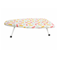 Tabla de Planchar Portátil Compacta y Plegable, con Cubierta de Algodón Puro Resistente al Calor y Patas Antideslizantes