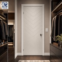 Porte en PVC imperméable pour salle de bain, cuisine, hôtel, appartement, ODM, OEM, fabrication sur mesure, vente en gros
