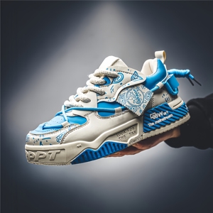 Chaussures de sport <span class=keywords><strong>pour</strong></span> hommes, baskets respirantes en mesh, semelle épaisse, décontractées, amortissantes, toutes occasions, baskets de basketball <span class=keywords><strong>pour</strong></span> hommes - Product Image 5