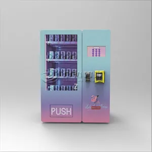 Zhongda Tabletop Mini Smart Vending Machine For Eyelash Hair Bundles Wigs Beauty Make Up Product