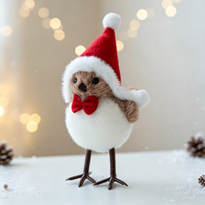 Offre Spéciale : Décoration de Noël – Oiseau en Mousse Rouge Adorable pour Ornements de Fête à Domicile - Product Image 6