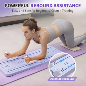 Tabla de Flexiones Plegable Multifuncional con Asas Antideslizantes y Cuerdas para Ejercicios de Pecho y Entrenamiento Muscular en Casa - Product Image 4