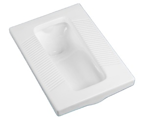 โถสุขภัณฑ์แบบนั่งยอง เซรามิกคุณภาพสูง ระบบชำระล้างแบบ Wash Down - Product Image 1