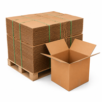 Boîte d'emballage à double paroi, grande, épaisse, solide, pour expédition, carton ondulé 5 plis, taille personnalisée, boîte en carton pour déménagement