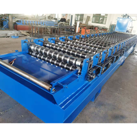 Máquina de fabricación de láminas de Metal para techo, máquina de fabricación de láminas de techo corrugado, fácil de operar