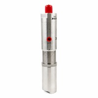 Vanne de régulation de pression pneumatique à trois voies en acier inoxydable SS316 pour contrôle haute température, blocage et purge, OEM pour gaz