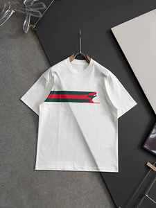 Camiseta de Verano 2026 para Hombre, Informal, Transpirable, 100% Algodón, con Estampado Vintage Gucci, de Manga Corta - Product Image 2