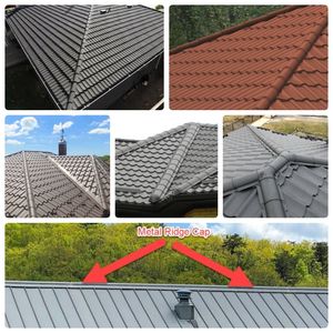 Schnelle Geschwindigkeit Top-Qualität Premium Günstiger Preis Voll automatische Maschine zur Herstellung von First kappen mit Fliesen befestigung - Product Image 6