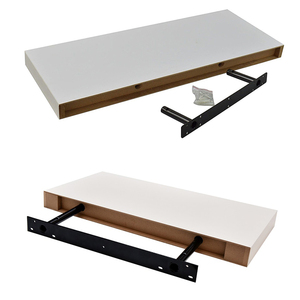 Kệ Sách Trắng Kệ Treo Đồ Nội Thất Kệ Nổi Kệ Treo Tường Mộc Mạc - Product Image 6