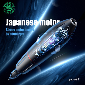 Máquina de Tatuaje Permanente <span class=keywords><strong>DRAGONHAWK</strong></span> WQ102 de Alta Calidad con Cuerpo de Aluminio Espacial, Motor Eléctrico Japonés 9V/10000 rpm - Product Image 3