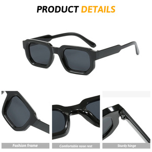 Unisex Fashion <b>Sunglasses</b> UV400 Protection PC <b>Frame</b> Stylish Luxury Design Anti UV Sun Glasses for Daily Wear - Product Image 3