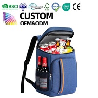 Sac à dos isotherme à double compartiment, étanche, en polyester, avec fermeture éclair, pour le stockage des aliments, idéal pour le camping, les pique-niques et les voyages
