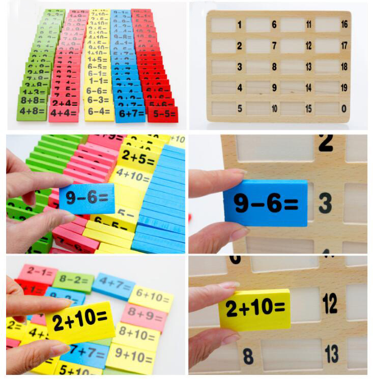 Tableau d'addition et de soustraction Montessori VGEBY - Jeu éducatif