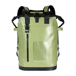 Waterproof Zipper Backpack New Trend Roll Top Travel Bag Waterproof Back Pack