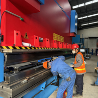 Presse plieuse hydraulique CNC 500T 6000mm pour tôlerie de construction navale, électro-hydraulique servo 4+1 axes