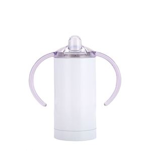Gobelet isotherme à double paroi en acier inoxydable de 12 oz avec poignées pour bébé - Performance thermique de 6 à 12 heures - Utilisation à froid et à chaud - Product Image 4