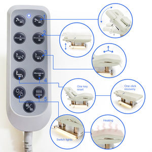 豪华4电机不锈钢底座加热电疗美容院床水疗面部按摩床 - Product Image 6