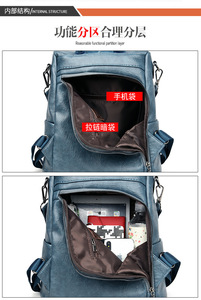 Hot Sale Women's <b>Backpacks</b> Women's <b>Purses</b> and Handbags Luxury School Bags for Women - Product Image 5