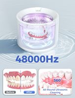 Nettoyeur ultrasonique UV pour bijoux, montres, prothèses dentaires, aligneurs, gouttières et protège-dents