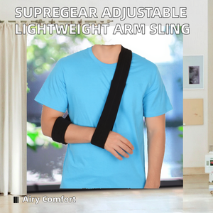 HKJD Ayarlanabilir Kol Askısı Omuz Sabitleyici, Yaralı Dirsek, Kırık Köprücük Kemiği, AC Ayırma, Erkekler ve Kadınlar için Kol Destek Bandı - Product Image 5