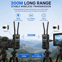 Système de transmission vidéo HDMI sans fil, double bande 4K30/1080p60, portée de 300 m en LOS, latence de 60 ms
